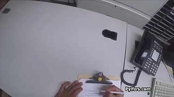 Preview 1 of Alexa Grace Interracial - Teen pilfer fucked by horny security guards
