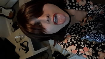 Preview 4 of Female Wrestling Mutiny - Sissy Emma S self facial