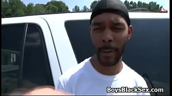 Preview 1 of Handsfree Cumshot Fucking Ass - White Sexy Teen Gay Boy Enjoy Big Black Cock Deep In His Tight Ass 07