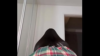 Preview 4 of England Office - bubble butt tranny riding dildo