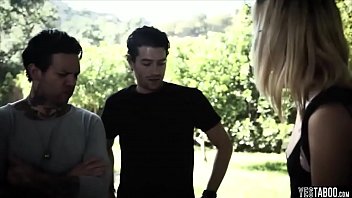 Preview 2 of Seems Moms - Pretty hitchhiker gets it rough by two big dicked dudes