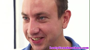 Preview 1 of Awek Tudung Sedap Main - Hairy euro granny gets doggystyle drilled