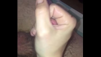 Preview 1 of Horny Lily In Hindi Audio Indian - Giving Justin his bed time handjob