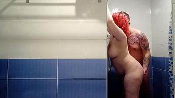 Preview 3 of 1st Masha Babko - A dude has a huge cumshot when his partner fucks his ass with her fingers