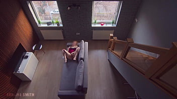Preview 2 of Mexican Wife With Bbc - Roommate Caught Me Masturbating And I Continue As He Watch