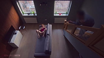 Preview 3 of Mexican Wife With Bbc - Roommate Caught Me Masturbating And I Continue As He Watch
