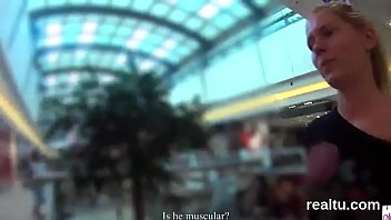 Preview 3 of Meryem Uzer - Exquisite czech girl gets teased in the shopping centre and penetrated in pov