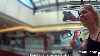 Preview 4 of Meryem Uzer - Exquisite czech girl gets teased in the shopping centre and penetrated in pov