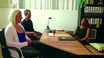Preview 1 of Mahira Khan New 2018 Xxx - German MILF in Real 3some Female Casting with Young Couple