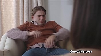 Preview 1 of Beataful Teen - Lucky nerd bangs curvy Leia