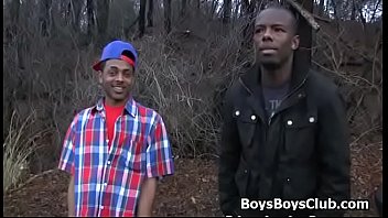 Preview 1 of Teen Bbc Nerd - Gay big black cock interracial ass fuck and facial hard 19
