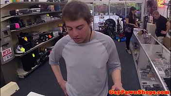 Preview 1 of Nipple Sucking Video - Pawning stud gets double facialized