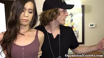 Preview 2 of Son Forces His Mother To Sex - Busted prostitute deepthroating cops dick