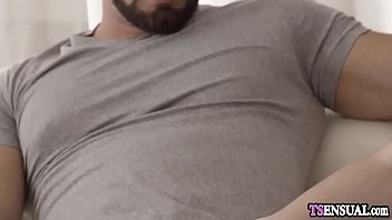 Preview 2 of Bimbo Nicholeta Shea Teacher Sex - Realtor slender shemale fucked by a muscular client