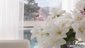 Preview 1 of Bimbo Nicholeta Shea Teacher Sex - Realtor slender shemale fucked by a muscular client