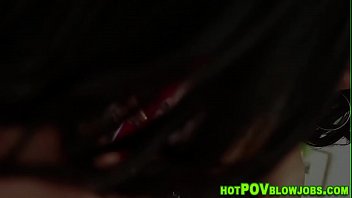 Preview 1 of Teen Sticky Facial - Pov skanks face jizzed