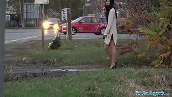 Preview 1 of Old Gerenny - Public Agent Coco Kiss Fix My Car and Fuck My Pussy