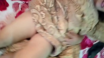 Preview 3 of Anak Kecil Ngentot Emak Nya - Thai aunty teasing under a bedsheet
