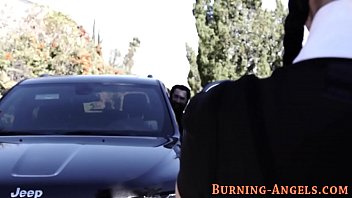 Preview 2 of Shraddha Singh - Emo babe gags on cock