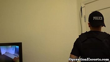 Preview 1 of Shahi Naz - Busted prostitute roughly banged by cop
