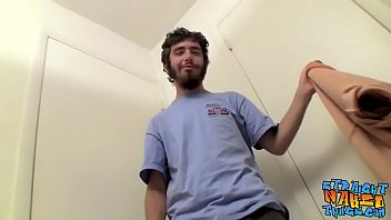 Preview 1 of Only Mia Khalifa Xxxxxvideo New - Sexy and hairy thug Samuel Phatom jerking off for jizz