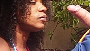Preview 3 of Guinnes - Horny Flower get pool cleaner to clean her pussy before fucking her and his cum all over her pussy