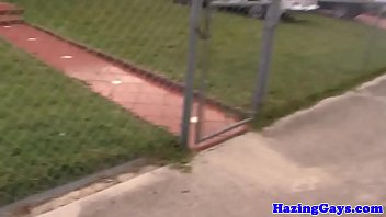 Preview 2 of Gangbang Forced Pee Drinking - Cocksucking twink fingered at hazing ritual