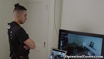 Preview 1 of Lapa Dence - Busted hooker cockriding cop to avoid arrest