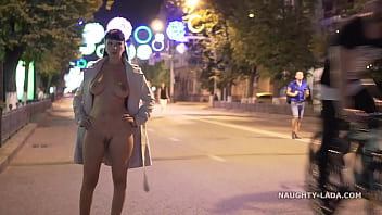 Preview 2 of Vibe Xxxcom - Night Flashing. Walk naked in public.