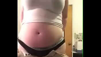 Preview 1 of Gf Big Dick - Old Pants got too tight for Big Belly