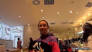 Preview 1 of Paul Patton Hard Fucking Video - Fantastic czech kitten was seduced in the mall and drilled in pov