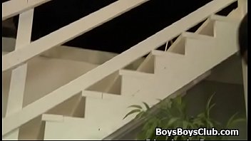 Preview 4 of Boso Red Panty - Black Huge Gay Dude Fuck White Skinny Sexy Teen Boy Hard 04