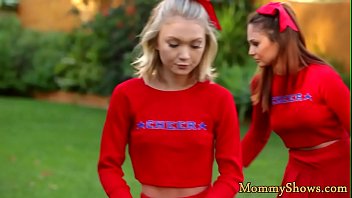 Preview 1 of Xxx Sxe Indan - Busty stepmom pussylicking cute cheerleader