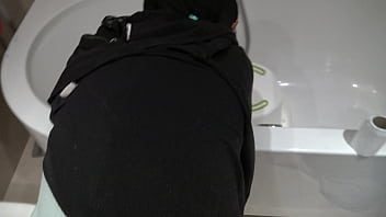 Preview 3 of Molly Jaan And Dad Xxx - A British Muslim cleaning maid is disturbed when her boss fucks her on the first day