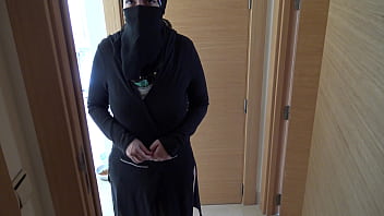 Preview 1 of Molly Jaan And Dad Xxx - A British Muslim cleaning maid is disturbed when her boss fucks her on the first day