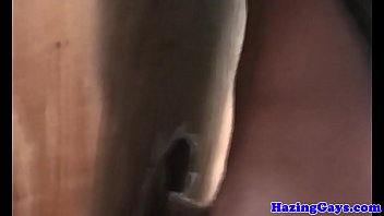 Preview 3 of Ebony Brutal Fucked - Amateur campus twink assfucked at hazing