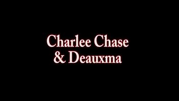 Preview 1 of Karina Kopoor Xxxvideo - Charlee Chase Double Teams on Cock for MILF 3Way s01