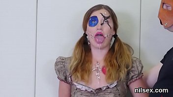 Preview 2 of Chubby Hsiry Strip - Flirty kitten is taken in anal hole asylum for uninhibited treatment