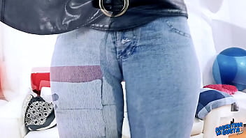 Preview 2 of Akathome Nude Clip - Indredible HOT BLONDE Has Perfect Round ASS and Huge Tits in Tight Jeans