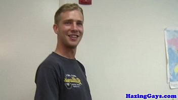 Preview 1 of Small Boys Xxxm - Gay college student spitroasted passionately
