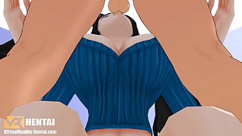 Preview 3 of Suni X Movi - One piece nico robin sucking Dick 3D