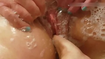Preview 3 of Serdina Love - 50 Plus Year Old Wife Natural Tit Hangers and Pussy Wash