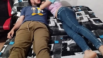 Preview 1 of Help My Wife Ass Fuke - madrastra traviesa me folla antes de que llegue mi esposa