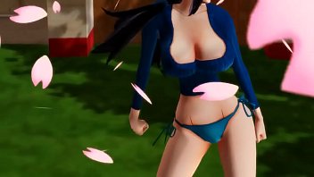 Preview 1 of Qqqq Hot Dating - -MMD One Piece- Nico Robin twerking and dancing