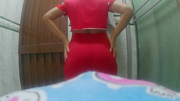 Preview 2 of Dubai One Line Sex Video - Camara amateur graba a madrastra(sexy)