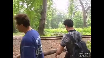 Preview 1 of Jav Fangbang - Margot,  Anal Threesome in the Railway