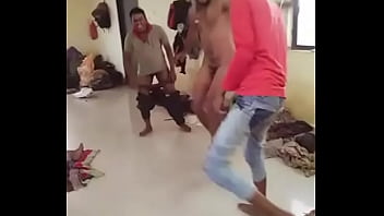 Preview 3 of Hot Devar Bhabhi Romance Video - Indian desi boys funny nude dance