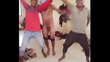 Preview 1 of Hot Devar Bhabhi Romance Video - Indian desi boys funny nude dance