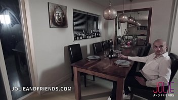 Preview 1 of Hot Sex Ain El Hammam - Hot trans fucking hard ass guy in kitchen and facial cumshot exclusive clip