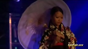 Preview 1 of Tophairyteen - asian teen sex show on public vensu sex fair stage